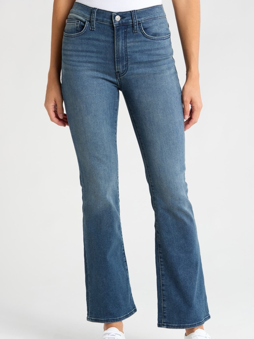 NWT Hudson Medium Blue High-Rise Bootcut Jeans